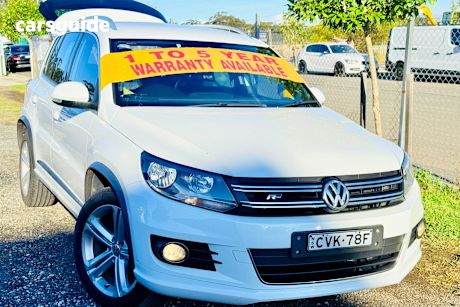 White 2014 Volkswagen Tiguan Wagon 155 Tsi R-Line (4X4)