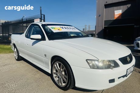 White 2004 Holden Commodore Utility S