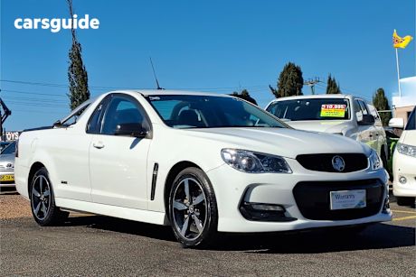 White 2016 Holden UTE Ute Tray SV6 BLACK R