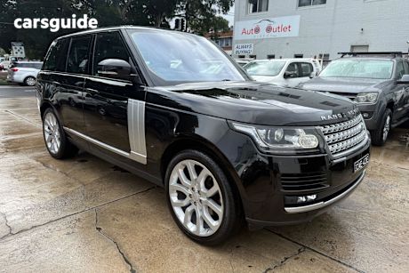 Black 2016 Land Rover Range Rover SUV TDV6 VOGUE 4X4
