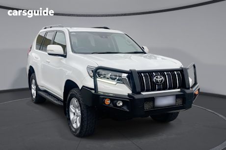 White 2021 Toyota Landcruiser Prado SUV GXL 4X4