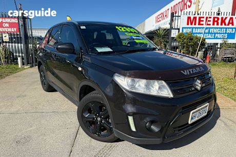 Black 2016 Suzuki Vitara Wagon Rt-S