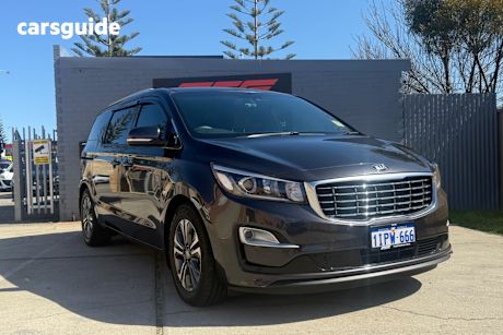 Grey 2020 Kia Carnival SUV SLI F