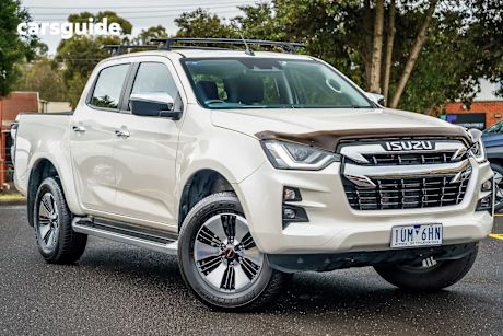 White 2021 Isuzu D-MAX Ute Tray LS-U HIGH RIDE R