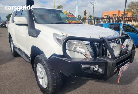 White 2014 Toyota Landcruiser Prado SUV GXL 4X4