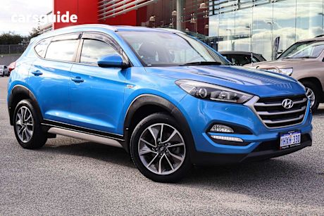 Blue 2017 Hyundai Tucson SUV ACTIVE X F