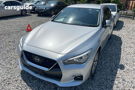 Silver 2020 Nissan Skyline Sedan GT (RV37) 4DR SEDAN 7SP AUTO 3.0TT