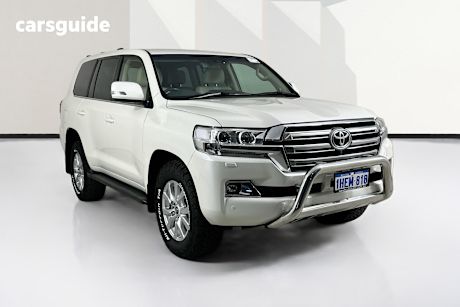 White 2020 Toyota Landcruiser Wagon Lc200 Vx (4X4)