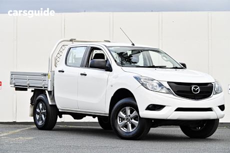 White 2017 Mazda BT-50 Dual Cab Utility Xt (4X2)