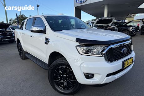 White 2022 Ford Ranger Double Cab Pick Up Xlt 3.2 (4X4)
