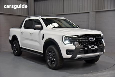 White 2025 Ford Ranger Ute Tray WILDTRAK 4X4