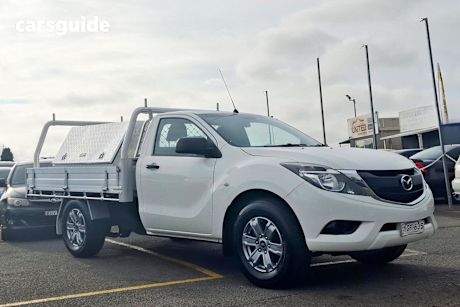 White 2017 Mazda BT-50 Cab Chassis Xt (4X2)