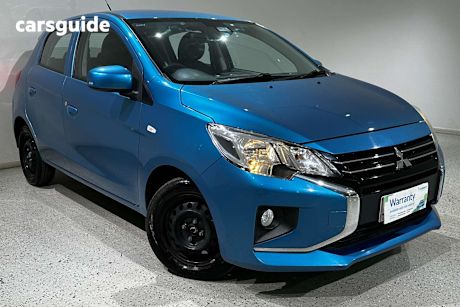 Blue 2021 Mitsubishi Mirage Hatch ES F