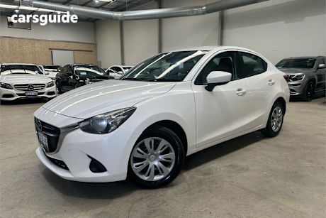 White 2019 Mazda Mazda2 Sedan NEO