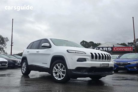 White 2014 Jeep Cherokee Wagon Sport (4X2)
