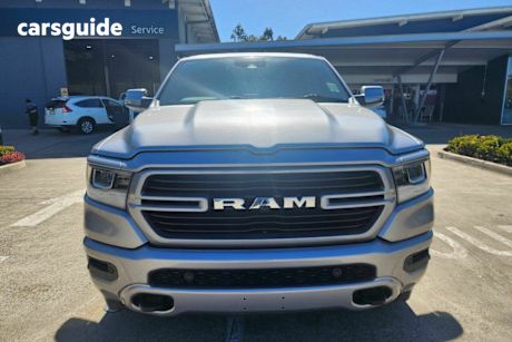 Silver 2023 Ram 1500 Crew Cab Utility Laramie Sport Rambox Mhev