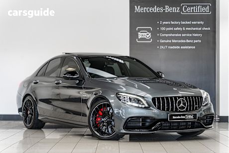 Grey 2019 Mercedes-Benz C63 Sedan S