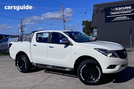 White 2016 Mazda BT-50 Ute Tray XTR 4X4