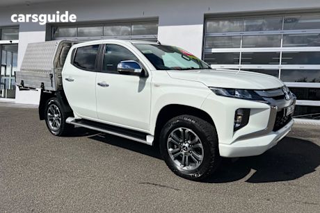 White 2021 Mitsubishi Triton Ute Tray GLX-R 4X4