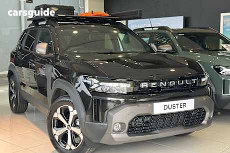 Black 2025 Renault Duster SUV TECHNO F