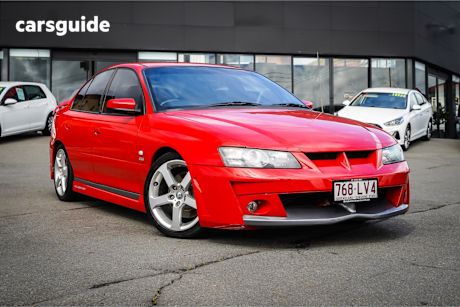 Red 2004 HSV Clubsport Sedan R
