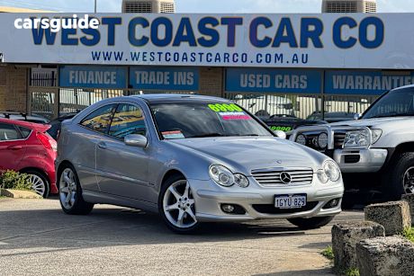 Silver 2007 Mercedes-Benz C180 Coupe Kompressor