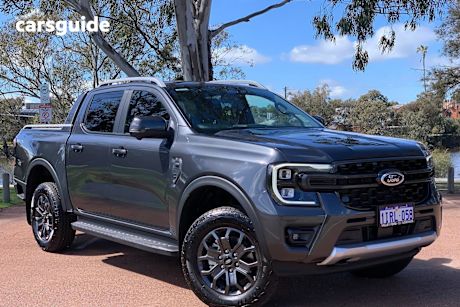 Grey 2025 Ford Ranger Ute Tray WILDTRAK 4X4