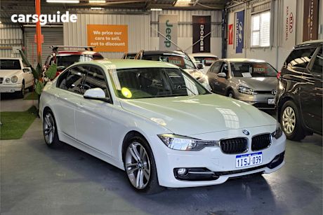 White 2013 BMW 320D Sedan