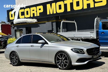 Silver 2016 Mercedes-Benz E200 Sedan