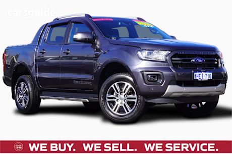 Grey 2020 Ford Ranger Ute Tray WILDTRAK 4X4