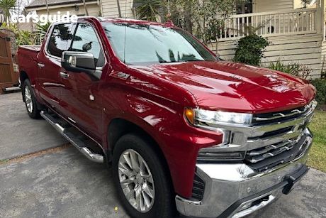 Red 2020 Chevrolet Silverado Crew Cab Utility 1500 Ltz Premium Edition