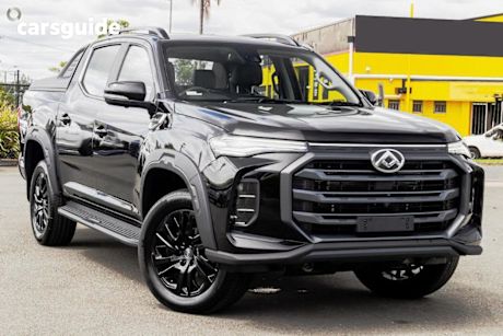 Black 2024 LDV T60 Double Cab Utility Max Luxe (4X4)
