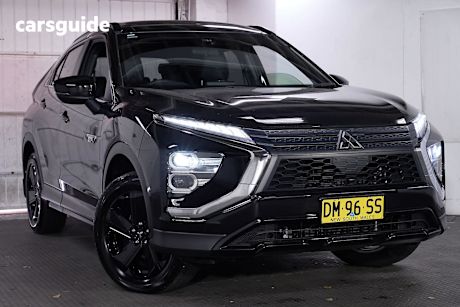 Black 2024 Mitsubishi Eclipse Cross SUV PHEV GSR 4X4