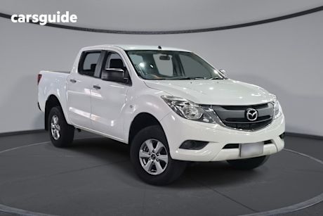 White 2018 Mazda BT-50 Ute Tray XT HI-RIDER R