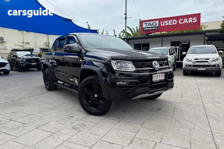 Black 2021 Volkswagen Amarok Ute Tray TDI580 W580S 4X4