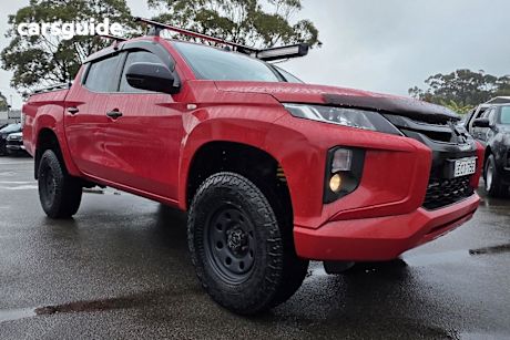 Red 2019 Mitsubishi Triton Double Cab Pick Up Glx Plus (4X4)