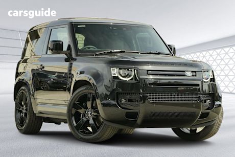 Black 2025 Land Rover Defender Wagon 90 P525 V8 (386Kw)