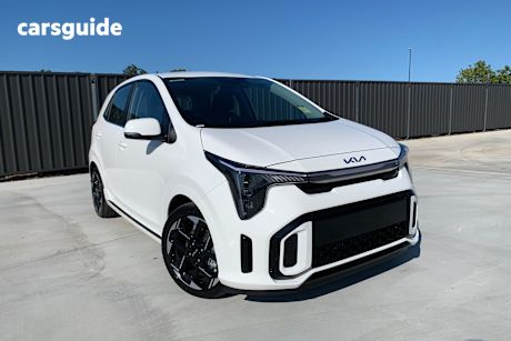 White 2024 Kia Picanto Hatch GT-LINE F