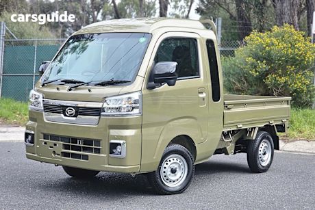 Green 2024 Daihatsu HI-JET Ute Tray JUMBO EXTRA S510P