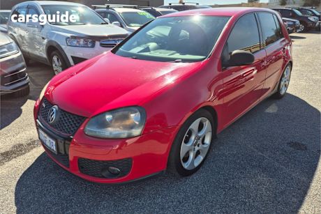 Red 2009 Volkswagen Golf Hatchback Gti