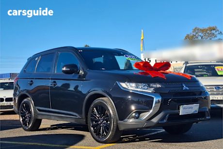 Black 2020 Mitsubishi Outlander SUV BLACK EDITION F