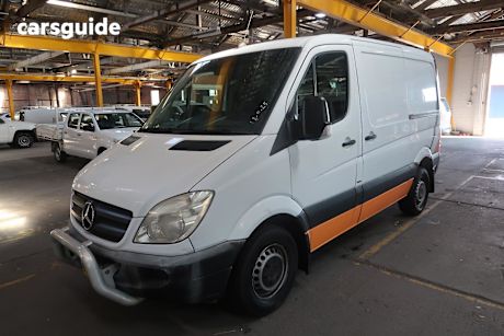 White 2012 Mercedes-Benz Sprinter Commercial 313CDI R
