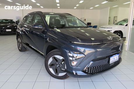Blue 2024 Hyundai Kona Wagon Electric Premium