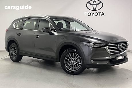 Grey 2019 Mazda CX-8 Wagon Sport (Fwd) (5Yr)