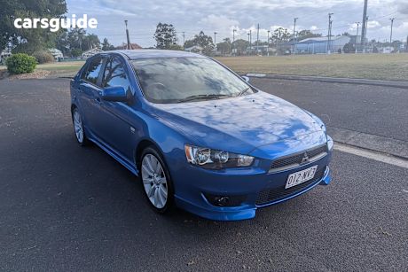 Blue 2008 Mitsubishi Lancer Sedan VR-X CJ MY09