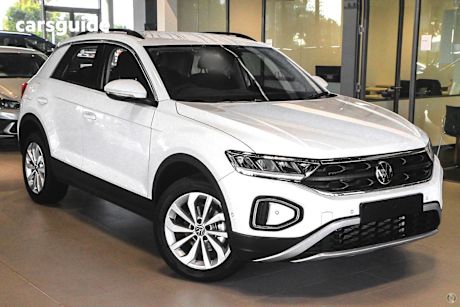 White 2025 Volkswagen T-ROC SUV CITYLIFE F