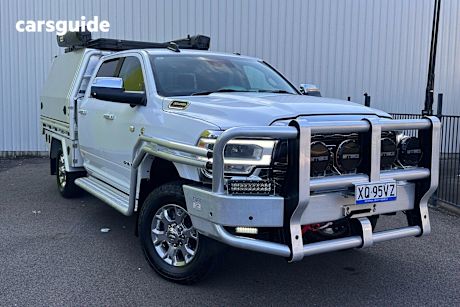 White 2021 Ram 3500 Crew Cab Utility Laramie (4X4)
