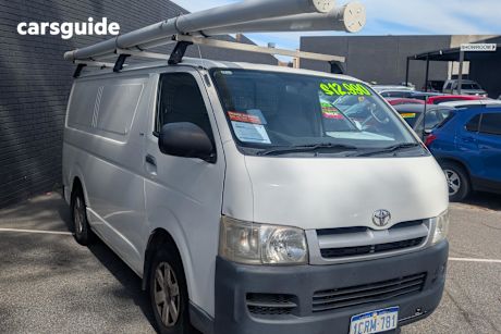 White 2007 Toyota HiAce Commercial R