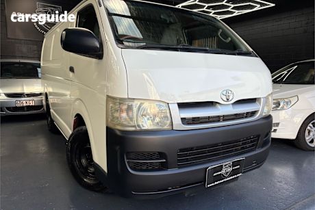 White 2007 Toyota HiAce Van Lwb