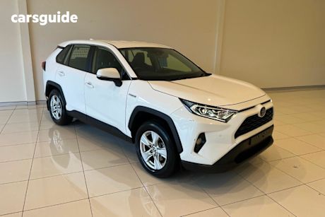 White 2020 Toyota RAV4 SUV GX F
